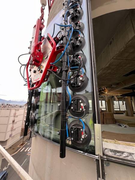 Palonnier pour verres bombés