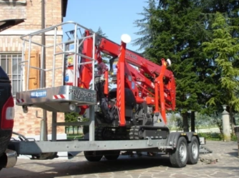 Location nacelle araignée PLATFORM BASKET SPIDER 18m & 9m de déport à Lyon et sa région