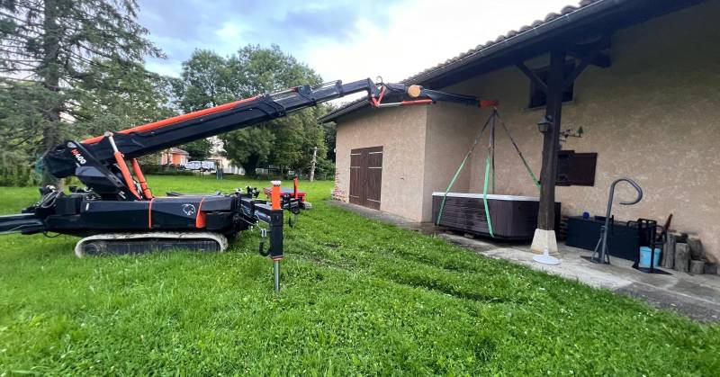 Déplacement d'un SPA à Vonnas dans l'Ain (01)