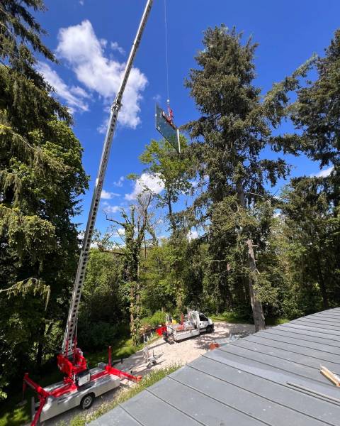 grue pour vitrages à louer Rhône Alpespes