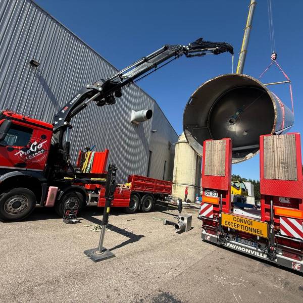 Manutention de silos en région Rhône-Alpes