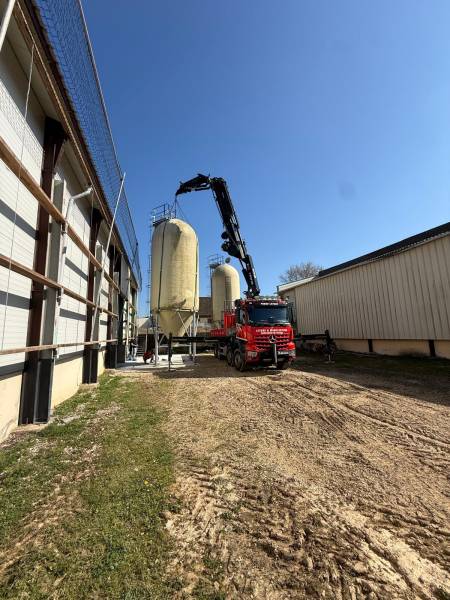 Manutention de silos en région Rhône-Alpes