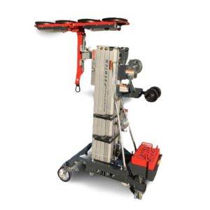 Chariot de pose à déplacement et montée manuels WLU/KS Premium 360 à 400 kg - Jusqu'à 5,15 m