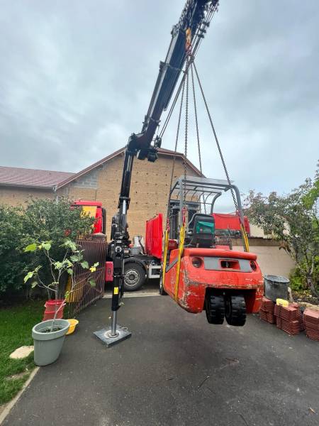 Manutention de machines outils à Saint-Chef (38)