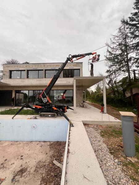 Aide à la pose de vitrages / manutention de précision à Décines Meyzieu Grand Large (69)