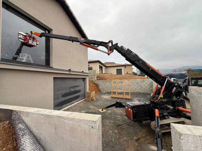 Aide à la pose de vitrages en pareclose intérieure à Vaux en Beaujolais (69)