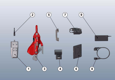 Crochets radiocommandés Ludwig XL