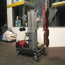 Chariot de pose à déplacement et montée manuels WLU/KS Premium 360 à 400 kg - Jusqu'à 5,15 m