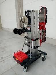 Chariot de pose à déplacement et montée manuels WLU/KS Premium 360 à 400 kg - Jusqu'à 5,15 m