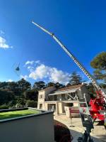 Notre zone d'activité pour ce service Location de grue sur remorque pour aide à la pose de charpente à